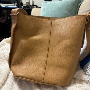 Rachel Zoe Tan Leather Shoulder Bag